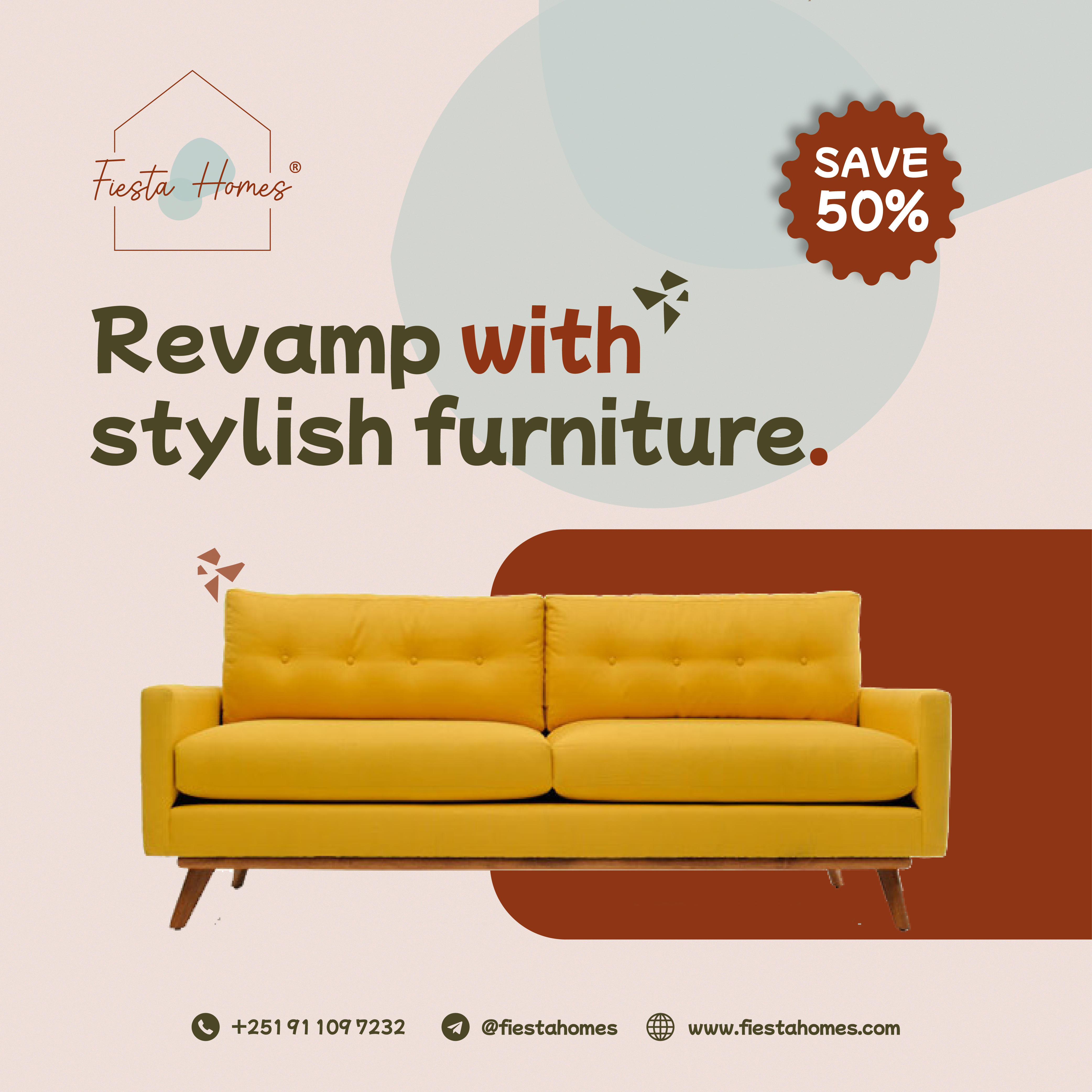 Fiesta Homes furniture social media design 2